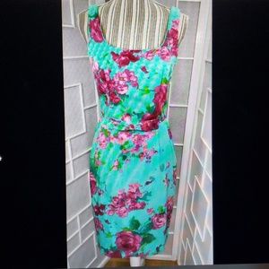 NWT Sz 4 Atelier Tracy & Michael Floral Midi Dress